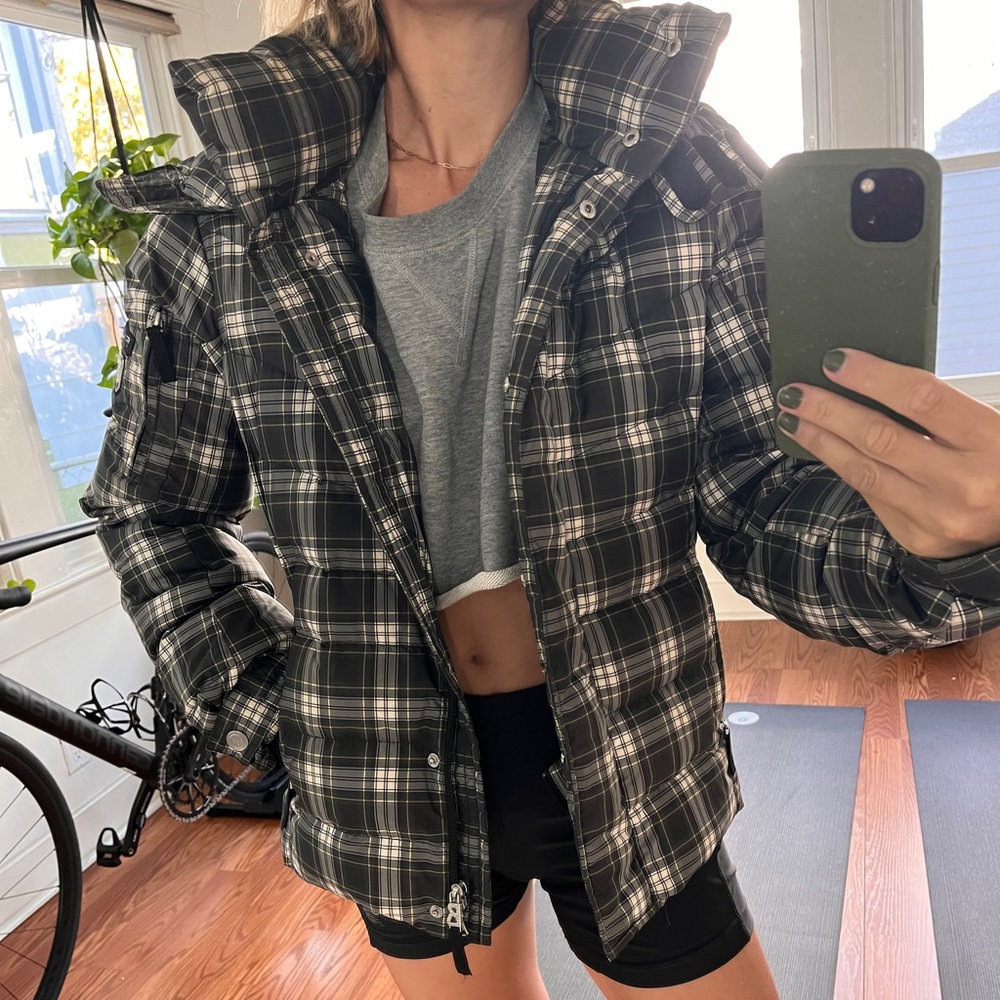 Bogner Vintage Ski Jacket Puffer ~ Tartan
